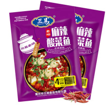 2020  SANYI Wholesale Fish Seasoning Delicious Pickled Cabbage Sichuan Flavor Sauce For Fish